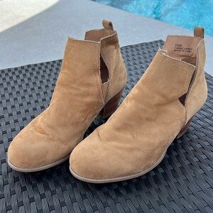 Suede ankle boots